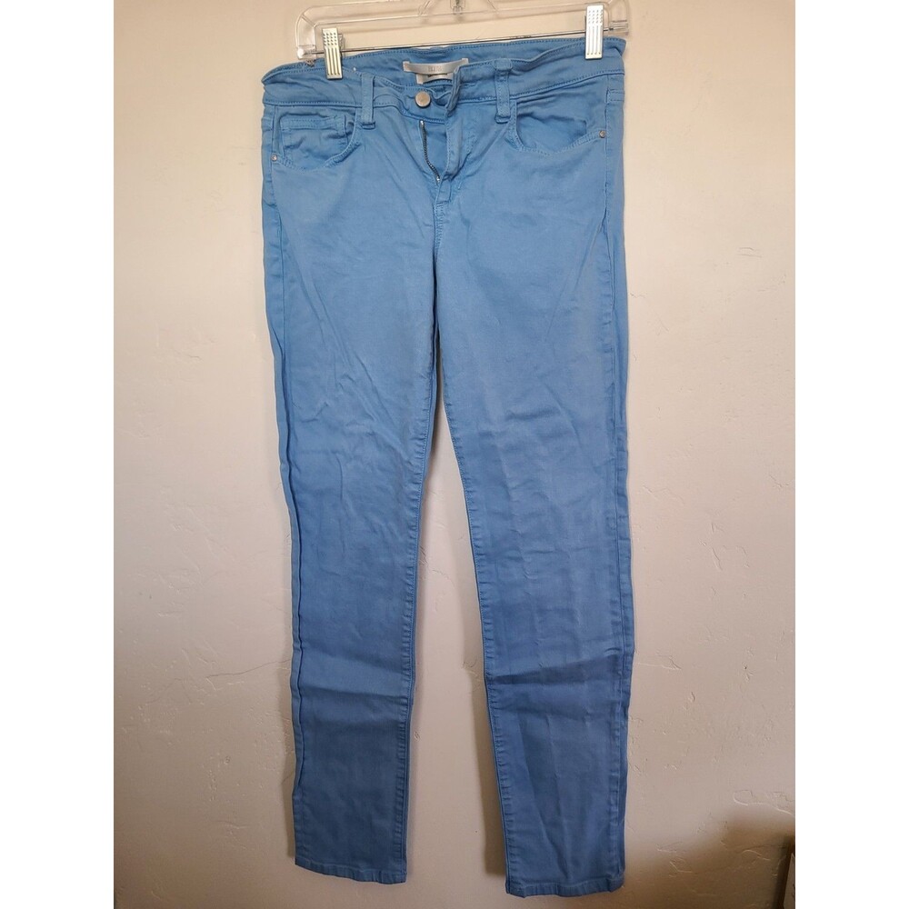 Saks Fifth Avenue Women's Blue " The Straight Leg" Jeans, Baby Blue, Size 29
